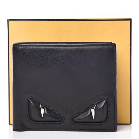 fendi eyes wallet|fendi monster eyes bi fold.